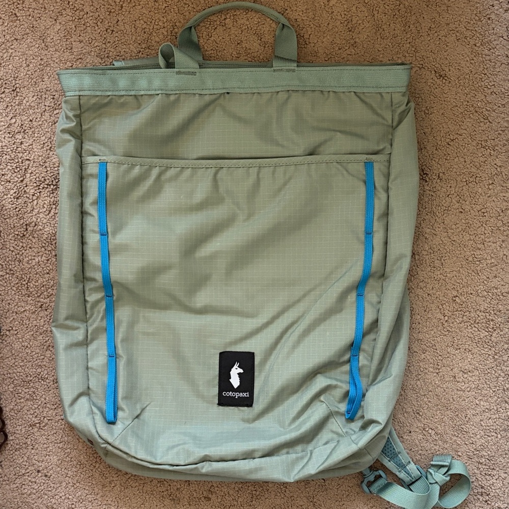 Cotopaxi Mint and Blue Backpack